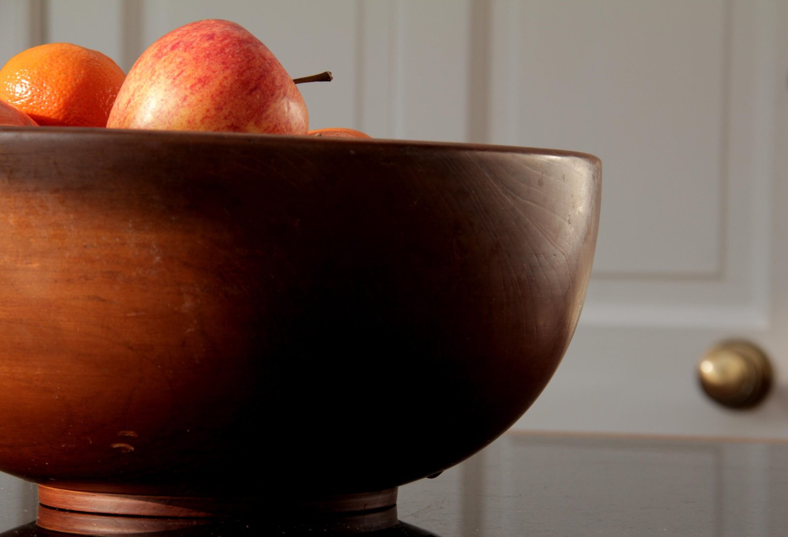 Oriental  wooden Fruit bowl