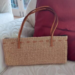 Wallet Bag Agel with Leather Handle