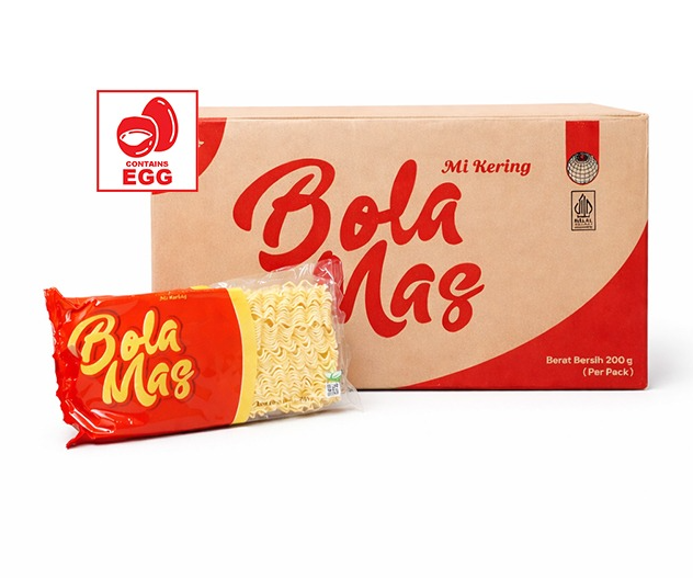 Bola Mas Dry Noodle with Egg 200gr